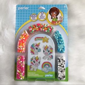 NWT Unicorns & Rainbows Fused Bead Kit